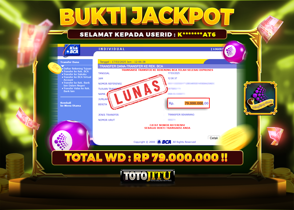 TOGEL TERBAIK PASARAN HONGKONG JACKPOT PASTI LUNAS !