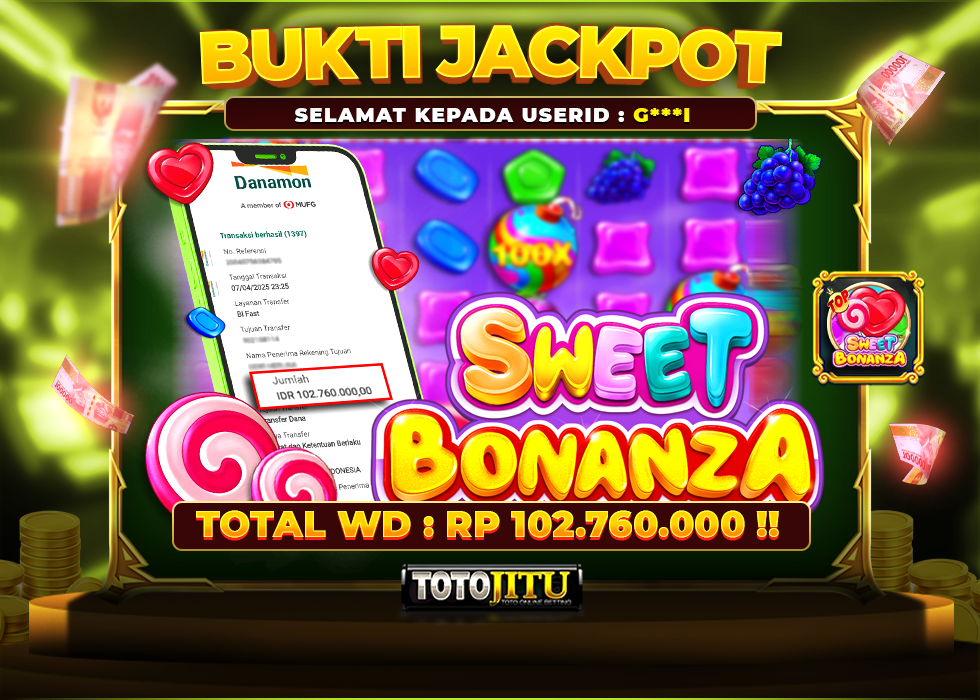 MANISNYA PUTARAN SWEET BONANZA, JACKPOT LANGSUNG DIBAYARKAN LUNAS !