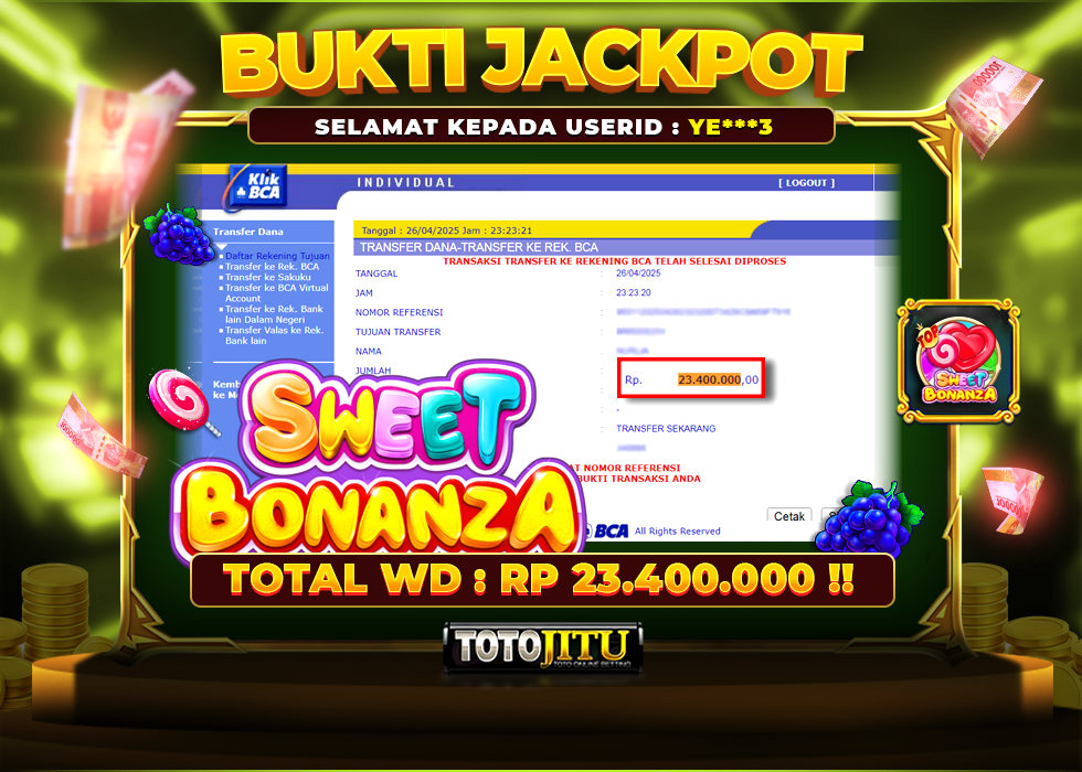MANISNYA SWEET BONANZA BIKIN CUAN! JACKPOT LUNAS!!