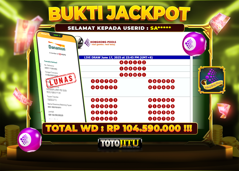 REZEKI HONGKONG DATANG TIADA HENTI! SIAP-SIAP KEBANJIRAN CUAN!!