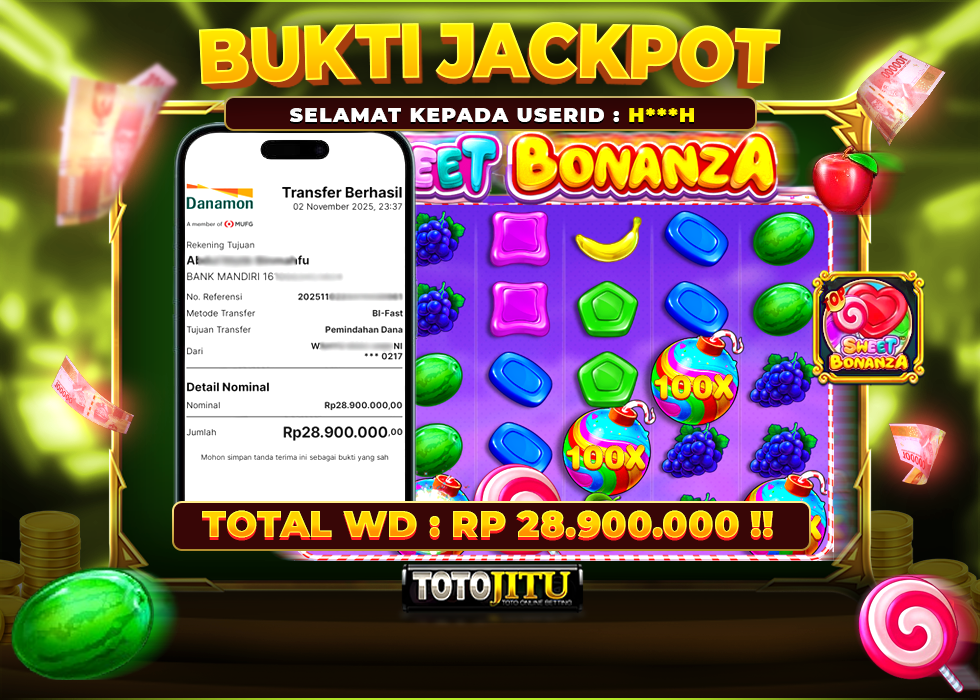 SWEET BONANZA MELEDAK! MEMBER SETIA RAIH JACKPOT FANTASTIS!