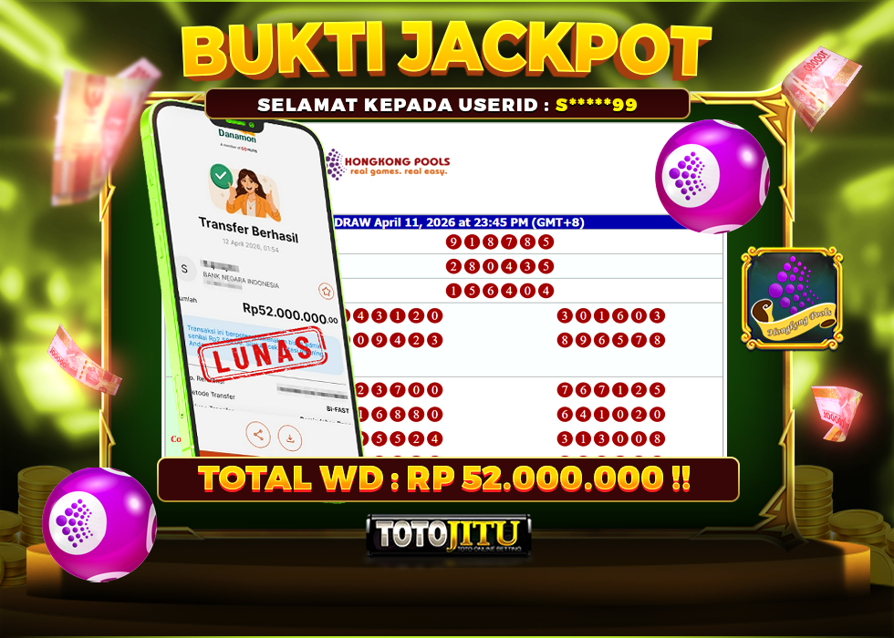 Tembus Pasaran Hong Kong, Rezeki Jackpot Tiap Hari! 🔥