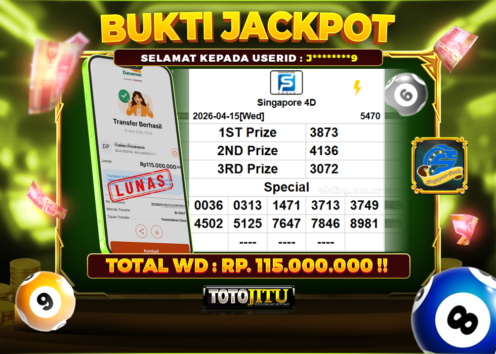 SINGAPORE! MENANG BESAR TANPA AMPUN! DOMPET AUTO TEBAL! 💵🚀