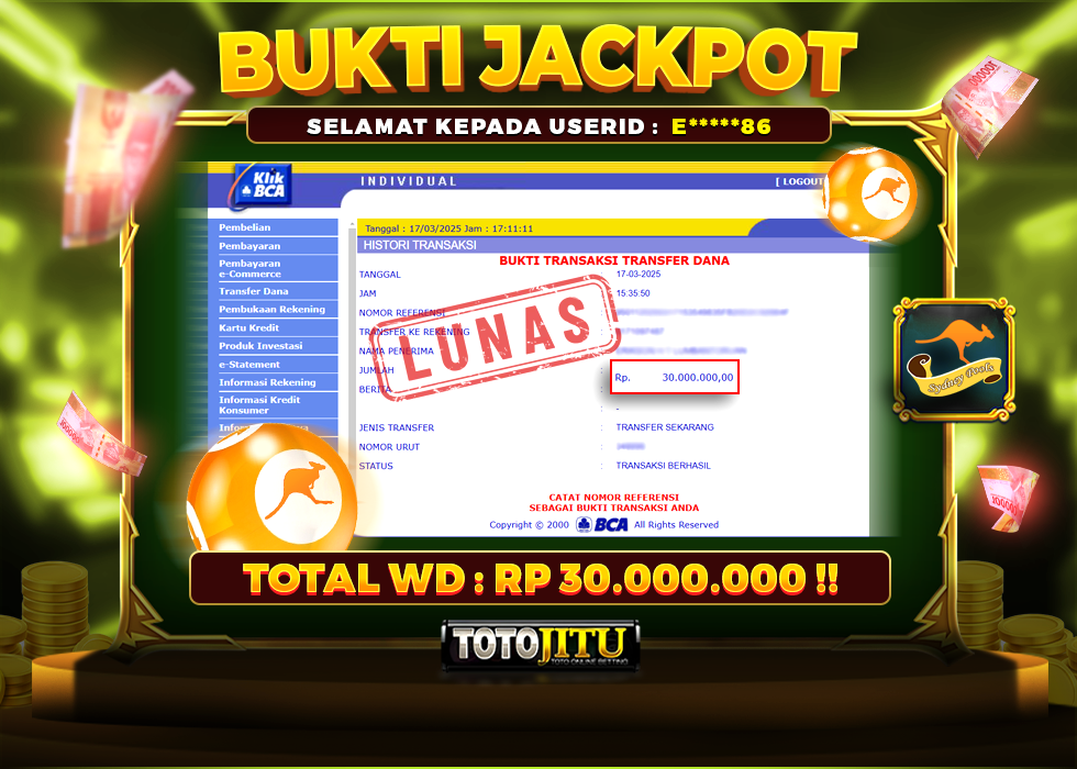 DAPAT JACKPOT TOGEL SYDNEY KAMI BAYAR LUNAS TANPA SYARAT !