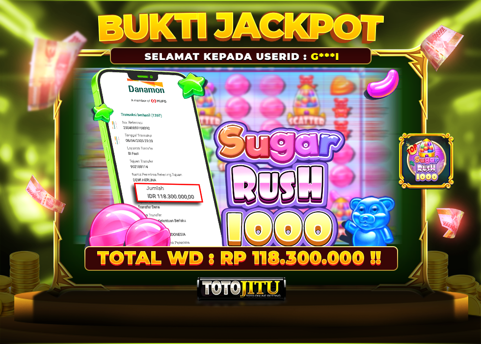 PUTARAN SUGAR RUSH 1000, JACKPOT LANGSUNG LUNAS TERBAYARKAN !