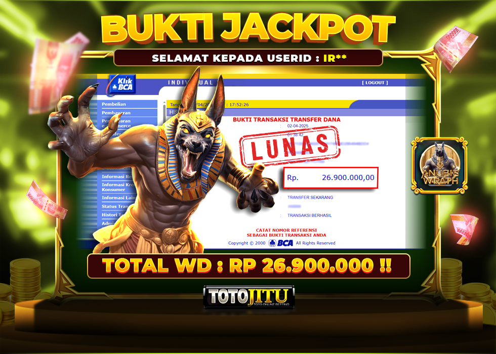 SERANGAN MAX WIN DARI ANUBIS DI BAYAR LUNAS !